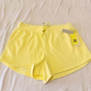 All in Motion Yellow Women's Athletic Shorts